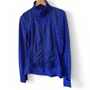 Mondetta Blue Jacket With Thumbholes Women's Size Small